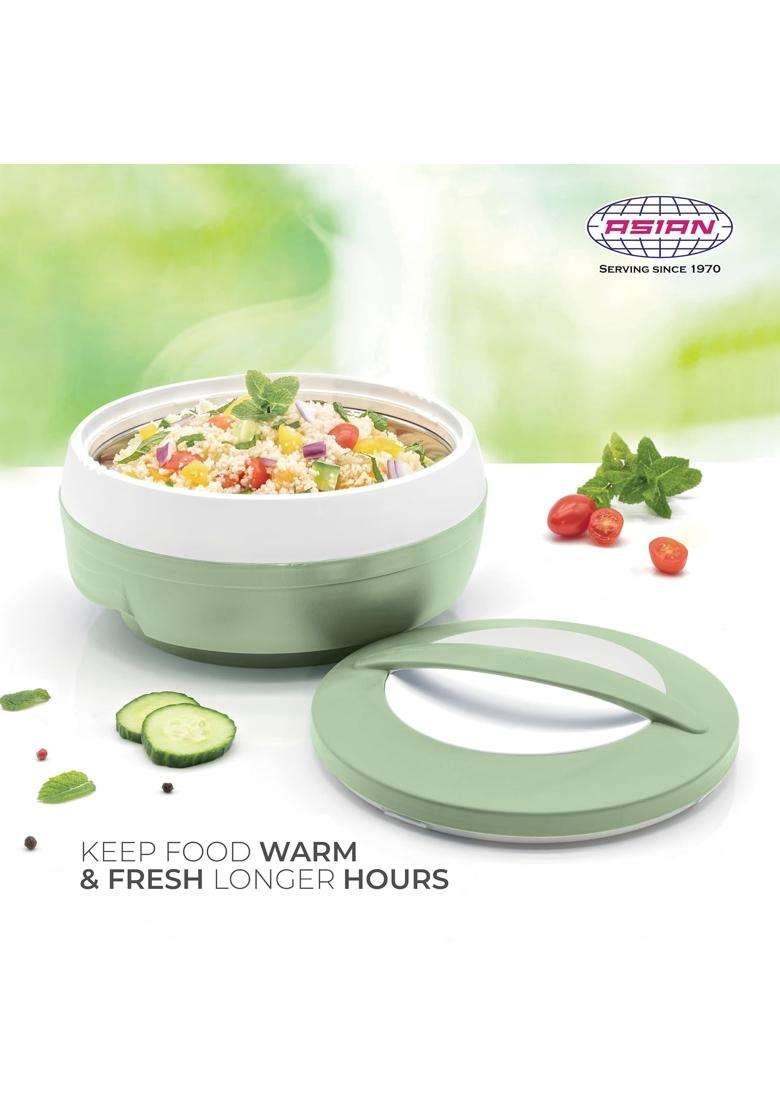 ASIAN Plastic Plastowares Cosmos Casserole | 1000 ml | 33.8 fl oz | BPA Free | Food Safe - Indya