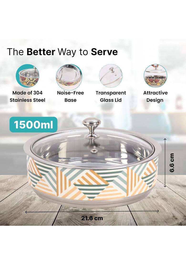 The Better Home Stainless Steel Insulated Casserole for Roti | 1.5 L | 1.6 Qt - Indya