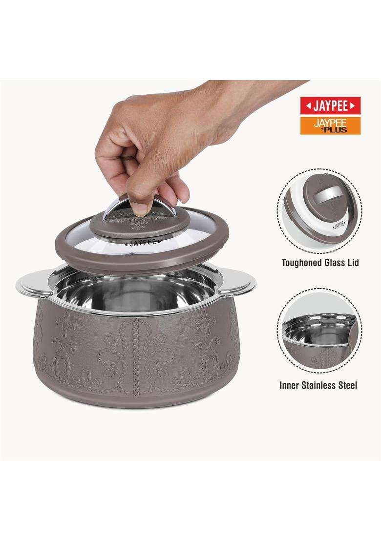 Jaypee Plus Jaypee Fabrene Serving Set Casserole PUF Insulated | 2000 ml | 67.6 fl oz | 3-Piece Set - Indya
