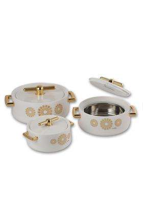 CELLO Jewel NX Insulated Casserole Pcs | 500 ml | 16.9 fl oz | 3-Piece Set