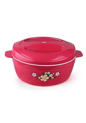 CELLO Roti Plus Insulated Casserole Hot Pot Box Case with Lid Pink | 1500 ml | 50.7 fl oz | BPA Free