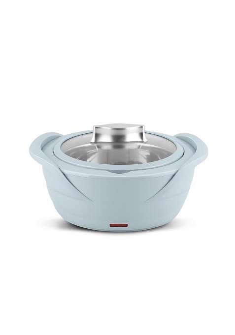 Jaypee Plus Power Serve Inner Stainless Steel Electric Casserole with Glass Lid | 1500 ml | 50.7 fl oz | Food Safe