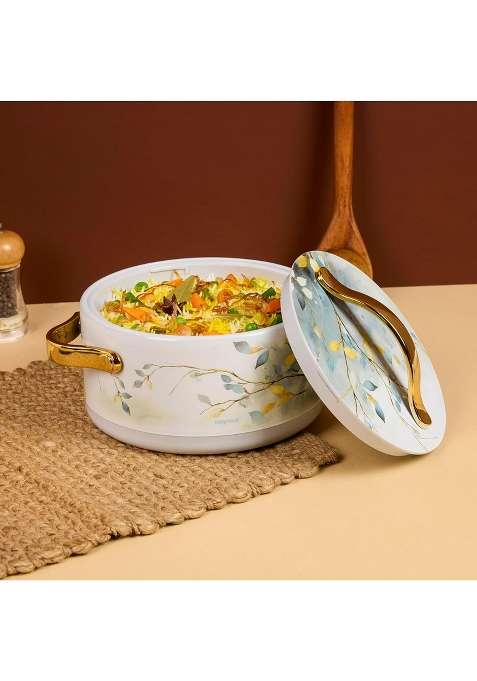 Nayasa Bethany Insulated Inner Stainless Steel Casserole | 1500 ml | 50.7 fl oz | BPA Free | Food Safe