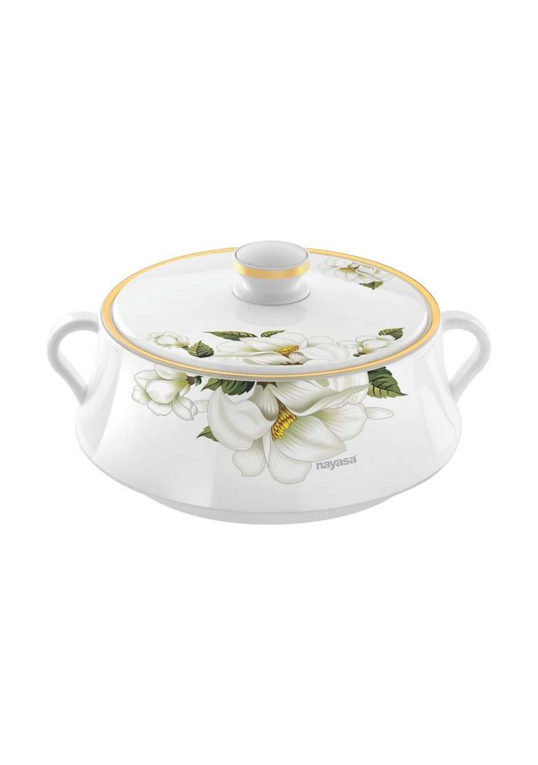 Nayasa Plastic Lorenzo Casserole | 1500 ml | 50.7 fl oz | 3-Piece Set - Indya