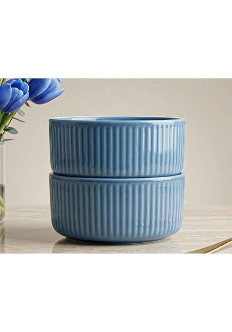 Bodhi House Porcelain Serving Bowl | 750 ml | 25.4 fl oz | 2-Piece Set