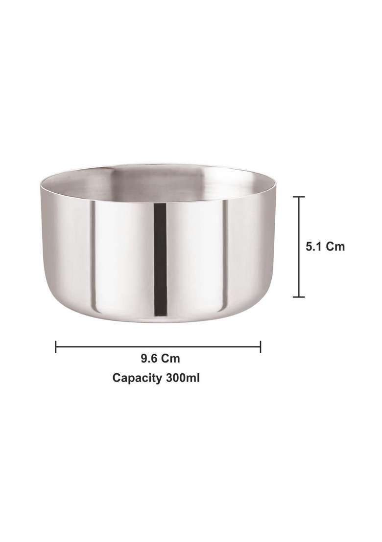 Neelam Appliances Ltd. Neelam Stainless Steel 6. | 300 ml | 10.1 fl oz - Indya
