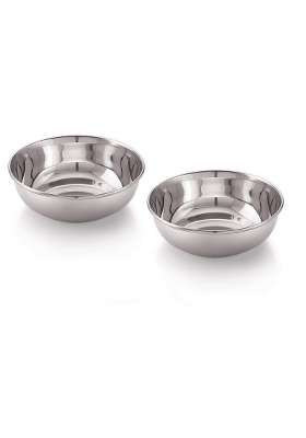 Bartan Star Stainless Steel Serving Bowl | 200 ml | 6.8 fl oz | 2-Piece Set