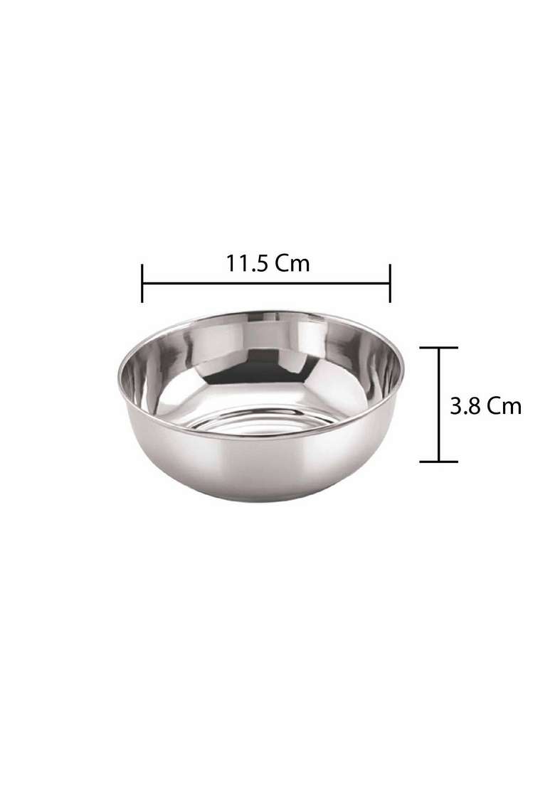 neelam Stainless Steel 6.5 22 Gauge Quality Vati | 300 ml | 10.1 fl oz - Indya