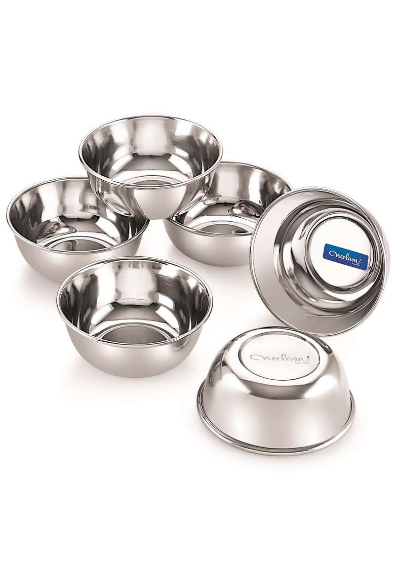 Neelam Appliances Ltd. Neelam Stainless Steel 4. | 100 ml | 3.4 fl oz | 4-Piece Set - Indya