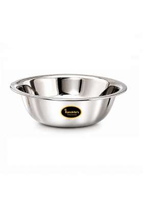 Kanshita's Rasoiware Stainless Steel Kitchen Basin Bowl | 2 L | 2.1 Qt | 30 cm | 11.8 Inch
