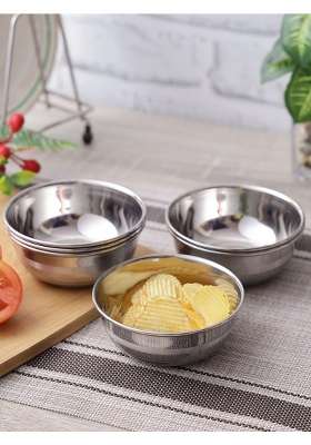 neelam Stainless Steel 6 22 Gauge Diamond Prem Vati | 250 ml | 8.5 fl oz | 4-Piece Set