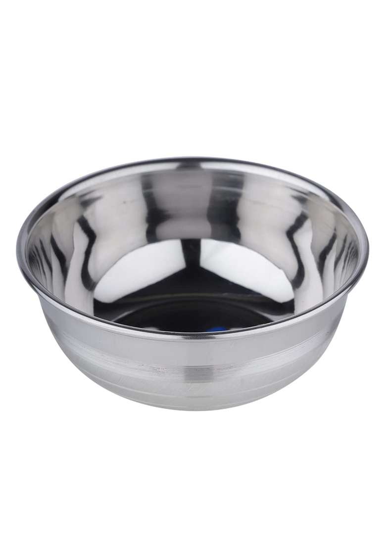 neelam Stainless Steel 6 22 Gauge Diamond Prem Vati | 250 ml | 8.5 fl oz | 4-Piece Set - Indya