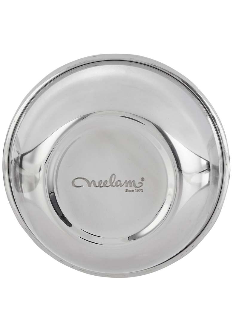 neelam Stainless Steel 6.5 22 Gauge Prem Vati | 300 ml | 10.1 fl oz | 6-Piece Set - Indya