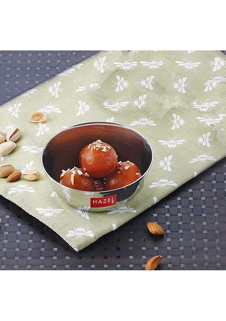HAZEL Stainless Steel Bowl Vati | 200 ml | 6.8 fl oz - Indya