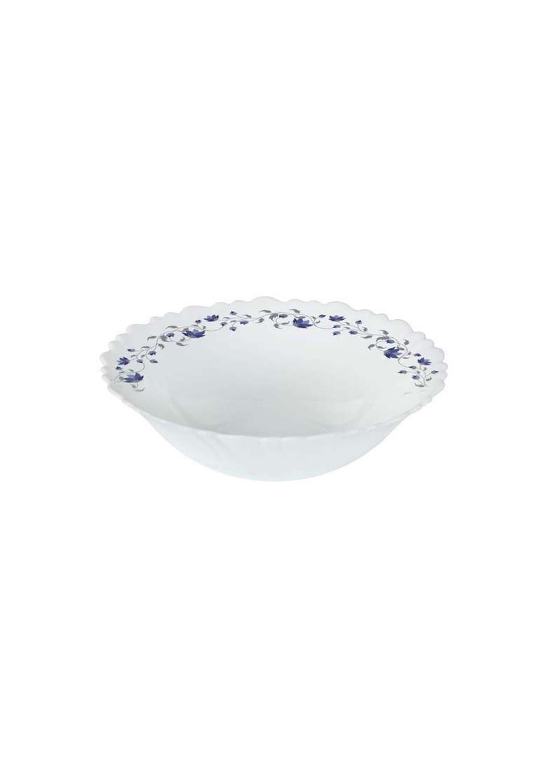 Borosil Larah Floral Helena Opalware Multipurpose Bowl Set | 500 ml | 16.9 fl oz | 2-Piece Set - Indya
