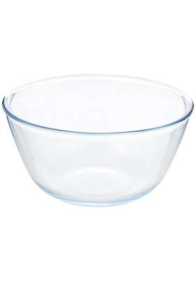 Borosil Round Shape Serving and Mixing Bowl | 1.5 L | 1.6 Qt | Dishwasher Safe | Microwave Safe