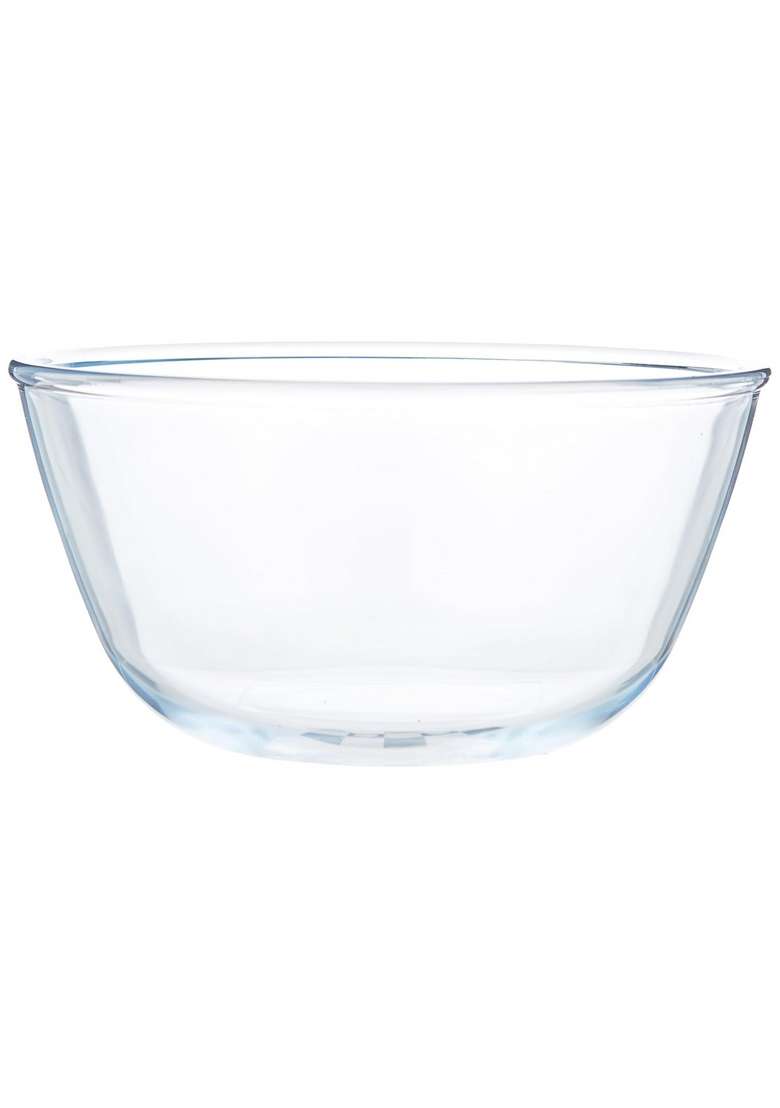 Borosil Round Shape Serving and Mixing Bowl | 1.5 L | 1.6 Qt | Dishwasher Safe | Microwave Safe - Indya