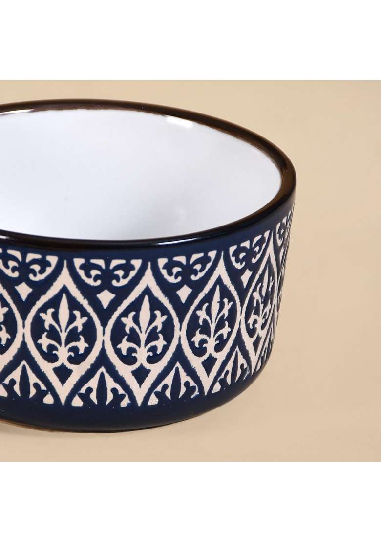 Nestasia Ceramic Bowl for Snacks | 200 ml | 6.8 fl oz | 4-Piece Set | Dishwasher Safe | Microwave Safe - Indya