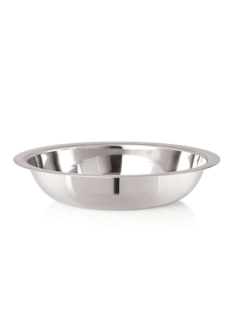 KC Stainless Steel Multipurpose Basin Bowl | 3 L | 3.2 Qt | 30 cm | 11.8 Inch - Indya