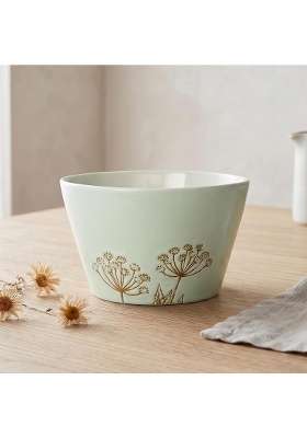 Femora Ceramic Breakfast and Cereal Bowls | 350 ml | 11.8 fl oz