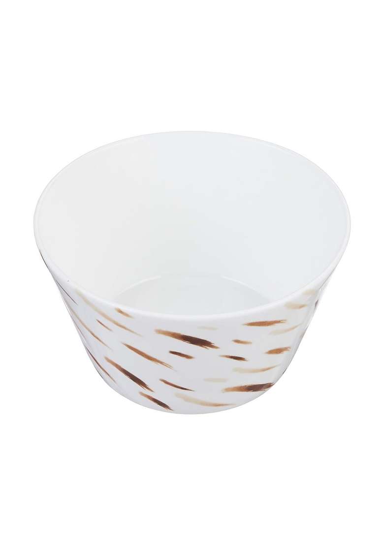 Solimo Amazon Brand Solimo Ceramic Bowl | 400 ml | 13.5 fl oz | 4-Piece Set | Dishwasher Safe | Lead Free | Microwave Safe - Indya