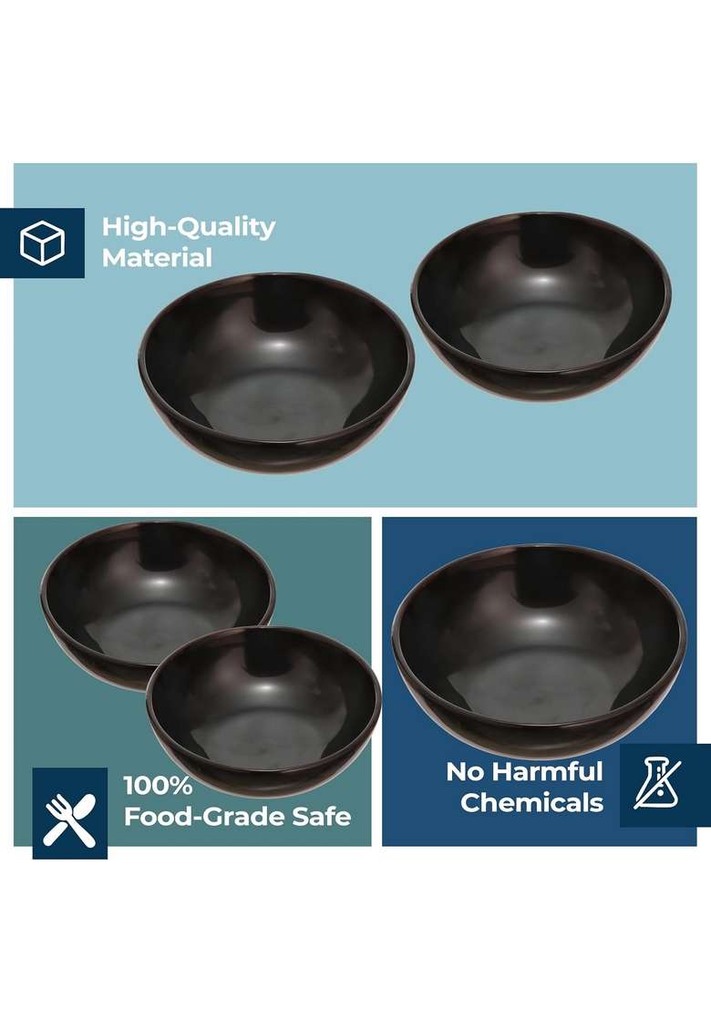 Lifelong Ceramic Bowls | 200 ml | 6.8 fl oz | 2-Piece Set - Indya