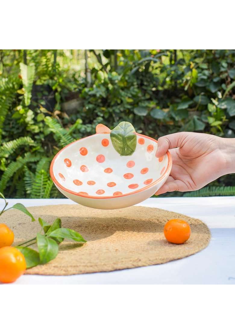 QSHI Studio Adorable Handmade Bowl | Dishwasher Safe - Indya