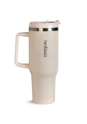 Nestasia GripSip40 Tumbler with Straw and Side Handle | 1.2 L | 1.3 Qt | Leak Proof | Insulated