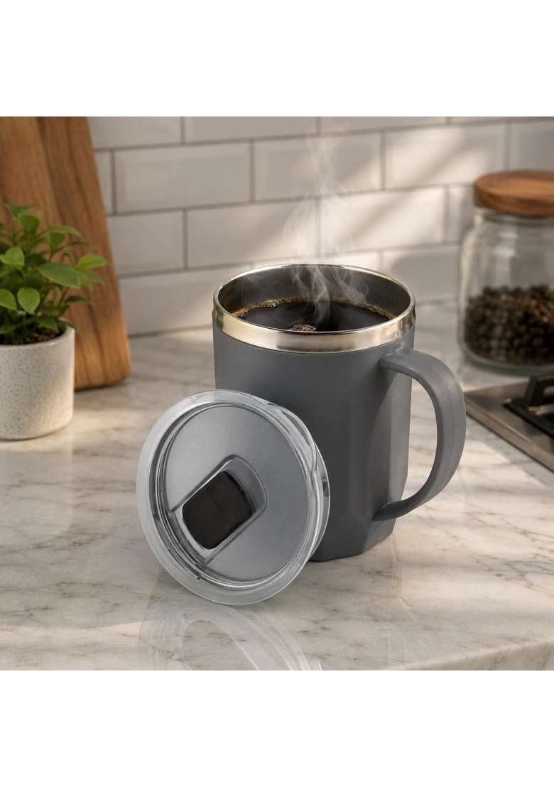 Clazkit Travel Leak Proof Coffee Mug | 400 ml | 13.5 fl oz - Indya