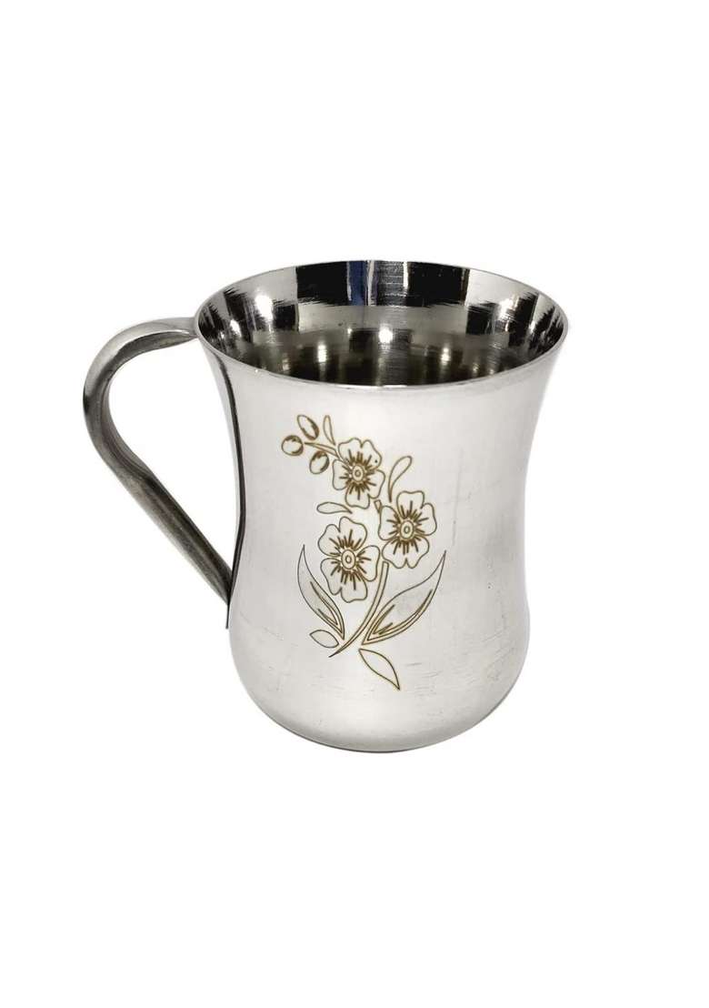KC Stainless Steel Tea Coffee Cup | 200 ml | 6.8 fl oz | 6-Piece Set - Indya
