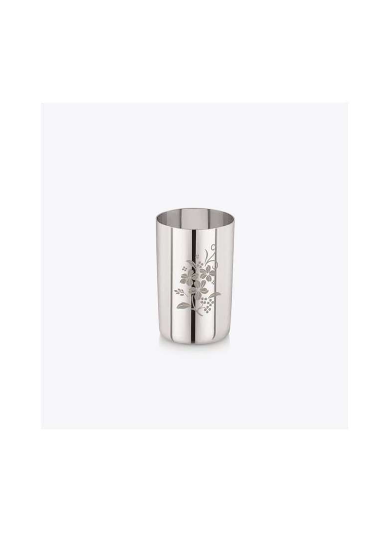neelam Stainless Steel Laser Royal Glass | 300 ml | 10.1 fl oz - Indya
