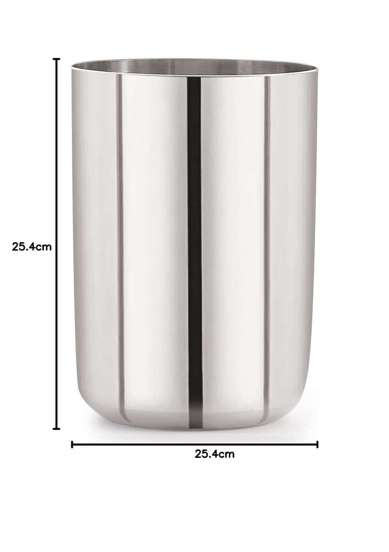 neelam Stainless Steel Laser Royal Glass | 300 ml | 10.1 fl oz - Indya