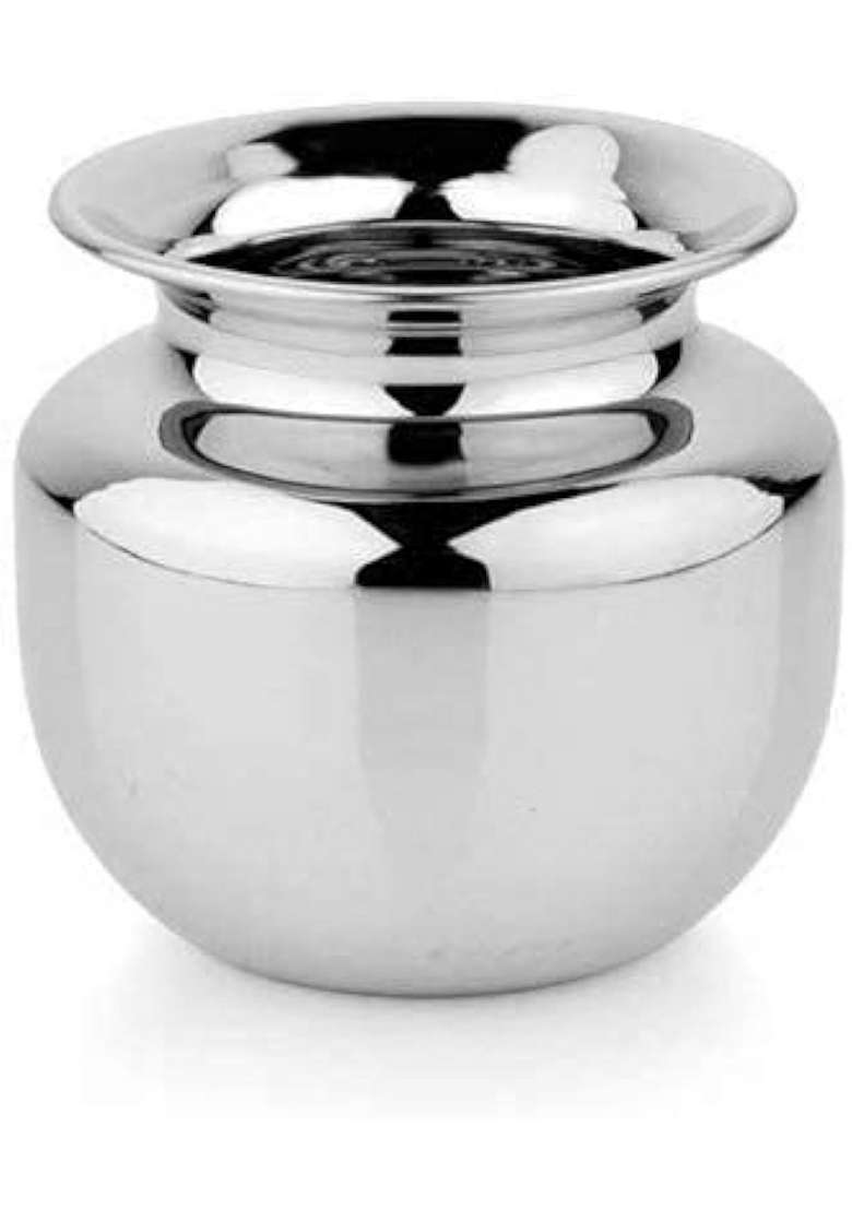 Super HK Heavy Stainless Steel Water Storage Lota Water Pot Kalash Chambu Tumbler | 1000 ml | 33.8 fl oz - Indya