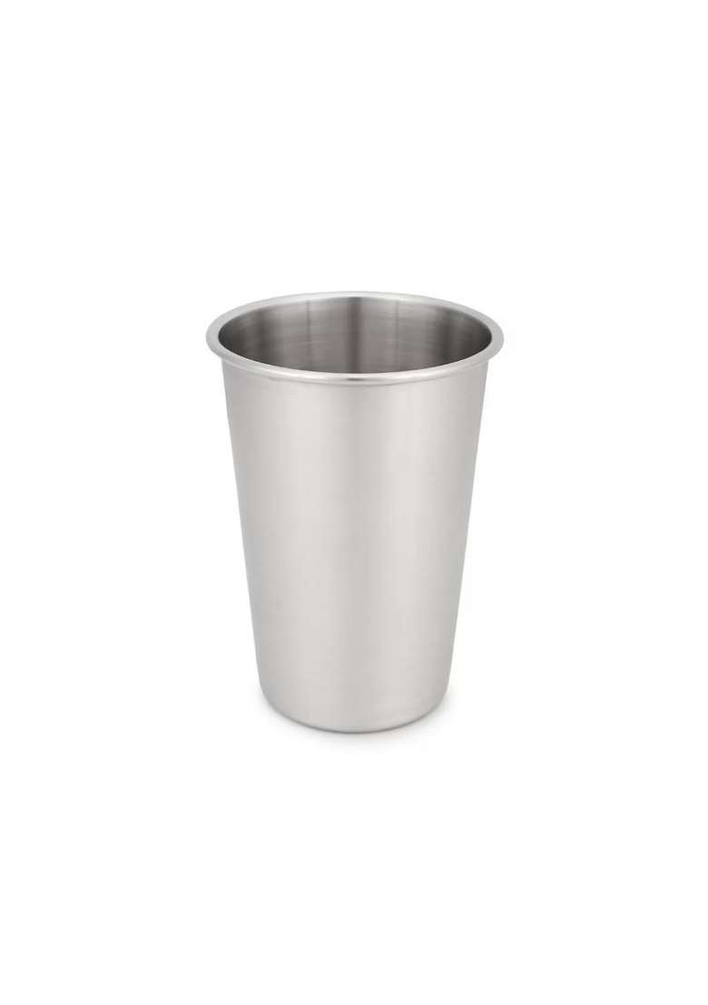 Shri and Sam Everyday Stainless Steel Camping Glass | 500 ml | 16.9 fl oz | BPA Free | Food Safe | Rust Resistant - Indya