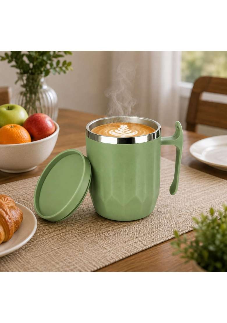 Clazkit Travel Leak Proof Coffee Mug | 300 ml | 10.1 fl oz - Indya