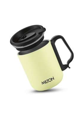 MILTON Harbor Coffee Mug 300 Double Walled Non | 300 ml | 10.1 fl oz | Insulated | With Lid