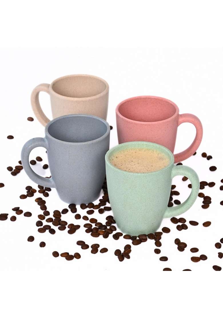Eha Earth-Friendly Classic Coffee Mug Made with Rice Husk | 300 ml | 10.1 fl oz - Indya