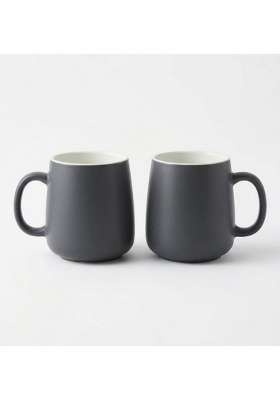 Femora Matte Finish Coffee Mug | 350 ml | 11.8 fl oz | Pack of 2 | Dishwasher Safe | Microwave Safe
