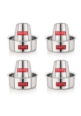 HAZEL Stainless Steel Mini Tumbler Milk Tea Coffee South Traditional Serving | 300 ml | 10.1 fl oz | 4-Piece Set