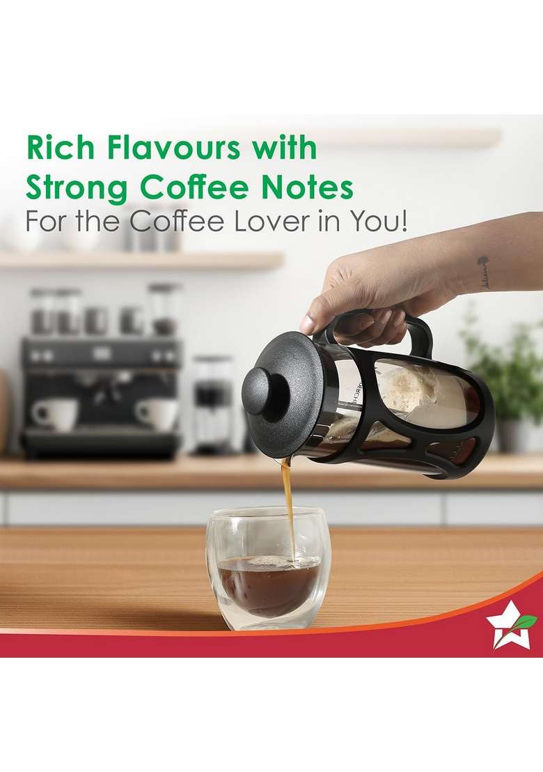 Wonderchef French Press Coffee Maker | 350 ml | 11.8 fl oz - Indya