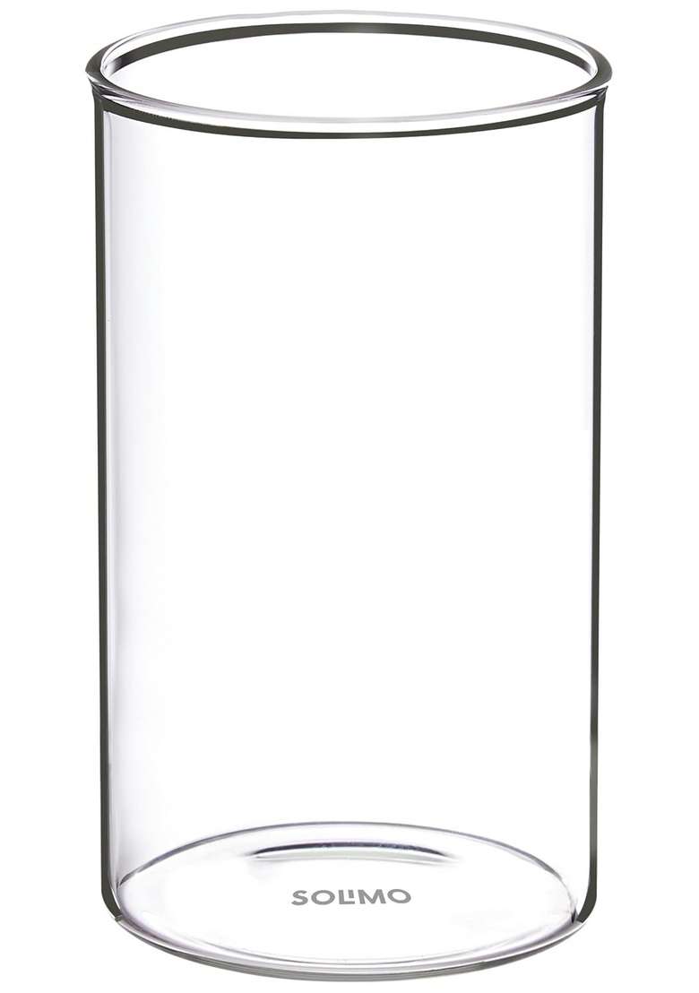 Solimo Amazon Brand Solimo Borosilicate Glass Tumbler | 300 ml | 10.1 fl oz | Pack of 6 | Dishwasher Safe | Non-Toxic | Microwave Safe - Indya