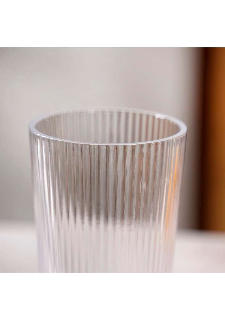 Nestasia Transparent Juice Glasses | 300 ml | 10.1 fl oz | 6-Piece Set - Indya