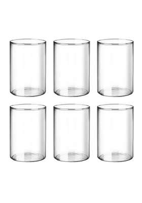 Treo By Milton Vector Borosilicate Glass Tumbler | 300 ml | 10.1 fl oz | 6-Piece Set