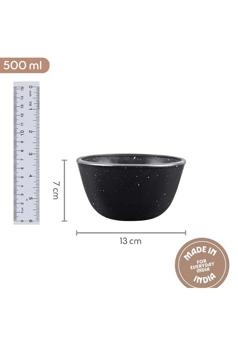 Borosil Serving and Mixing Bowl | 500 ml | 16.9 fl oz | Dishwasher Safe | Microwave Safe - Indya