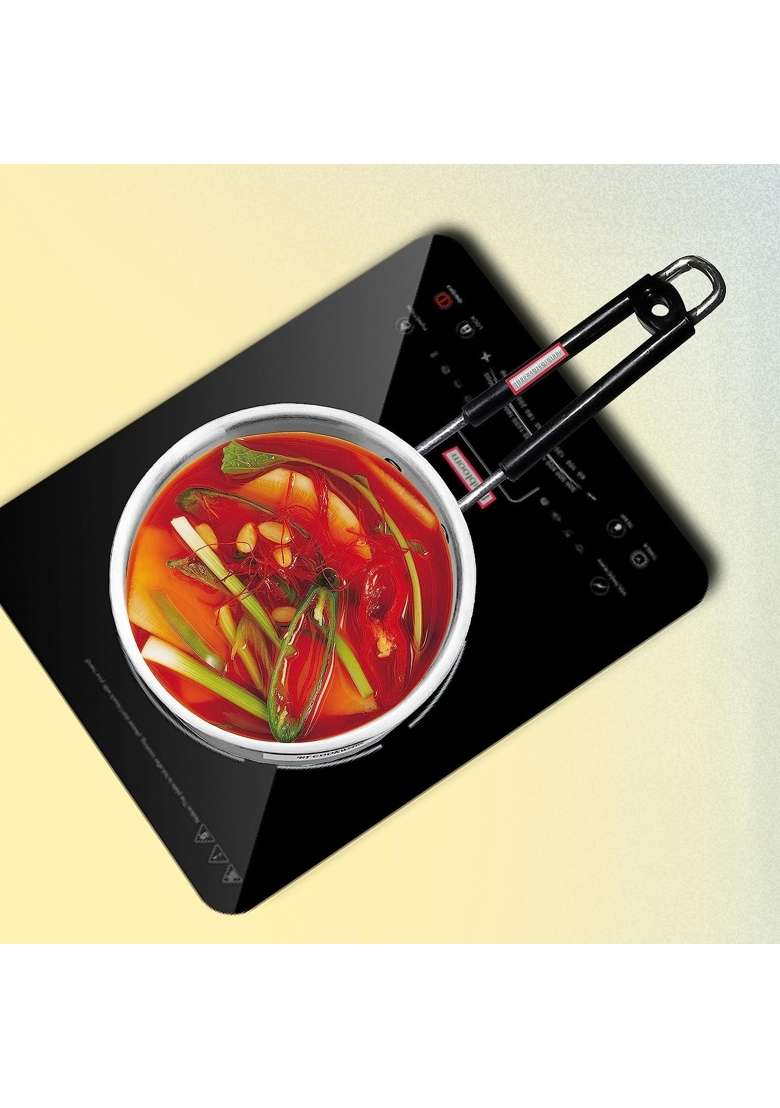 FLIXBLOOM Special Stainless Steel Induction Base Cookware Sets Combo Kitchen Utensils Set | 2 L | 2.1 Qt | Pack of 3 - Indya