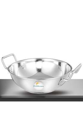 FLIXBLOOM Finest Stainless Steel Combo Utensils Cookware Sets Induction and LPG Friendly | 2.5 L | 2.6 Qt