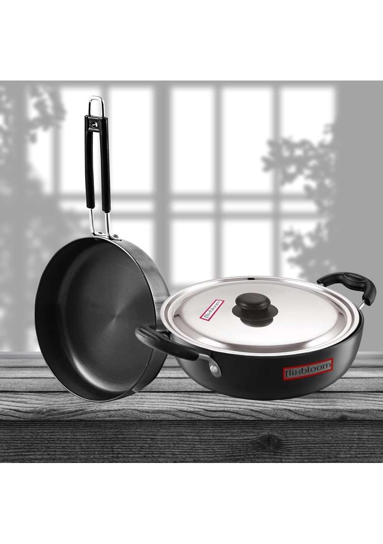 FLIXBLOOM Plus Cook Combo | 2 L | 2.1 Qt | 2-Piece Set | Induction Compatible - Indya