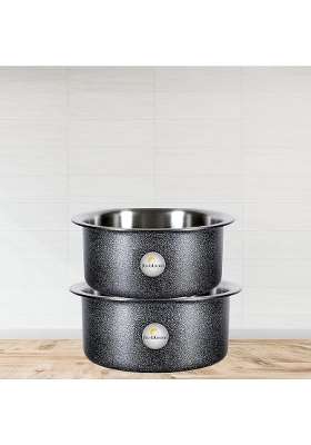 FLIXBLOOM Special Utensils Induction Base Combo Cookware Sets Induction Bottom Tope Cooking Pot Handi | 5 L | 5.3 Qt