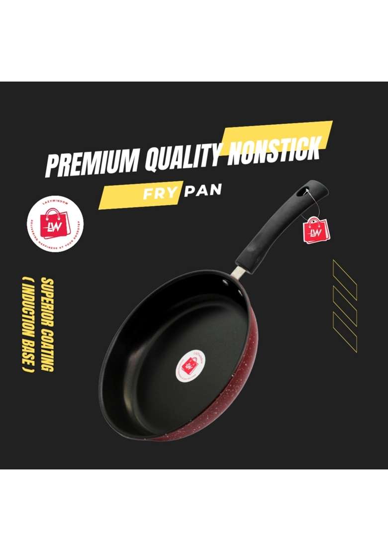 LAZYwindow Nonstick Fry Pan | 1 L | 1.1 Qt | 22 cm | 8.7 Inch - Indya