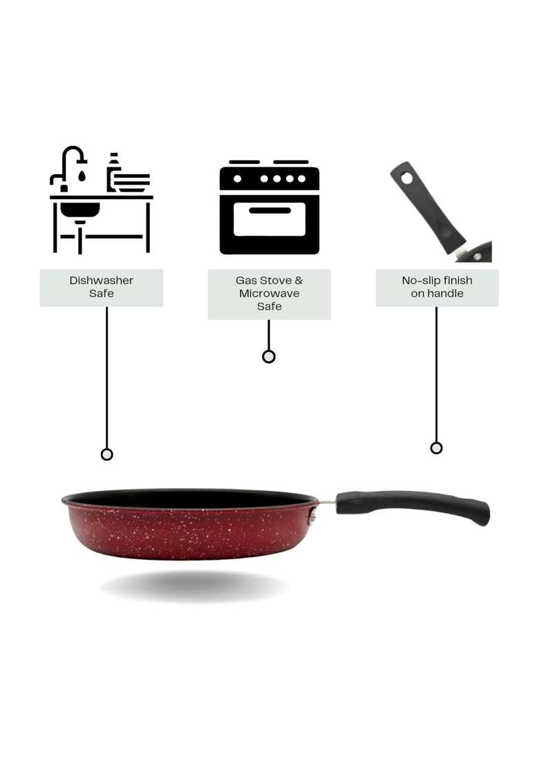 LAZYwindow Nonstick Fry Pan | 1 L | 1.1 Qt | 22 cm | 8.7 Inch - Indya